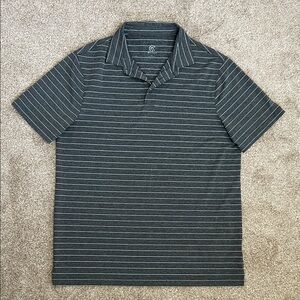 Champion Dark Gray Striped Polo Shirt